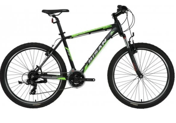 Bisan MTX 7050 27.5 V Fren 48Cm Siyah Yeşil MTB Dağ Bisikleti