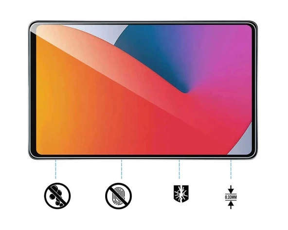 iPad Pro 11 2020 (2.Nesil) 5in1 Tablet Temperli Cam Ekran Koruyucu - 4