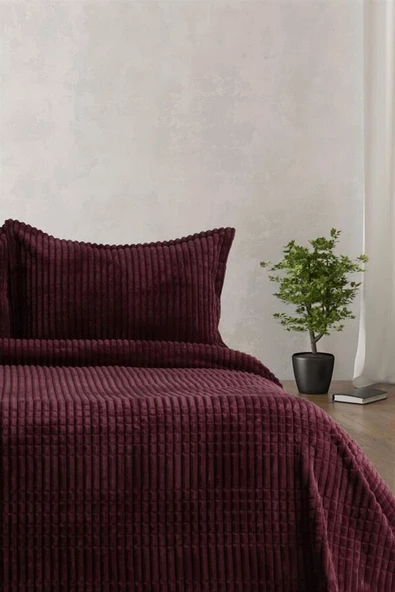 MERİNOS MODERN LİNE 3 PARÇA BATTANİYE SET (ÇİFT KİŞİLİK) CHERY