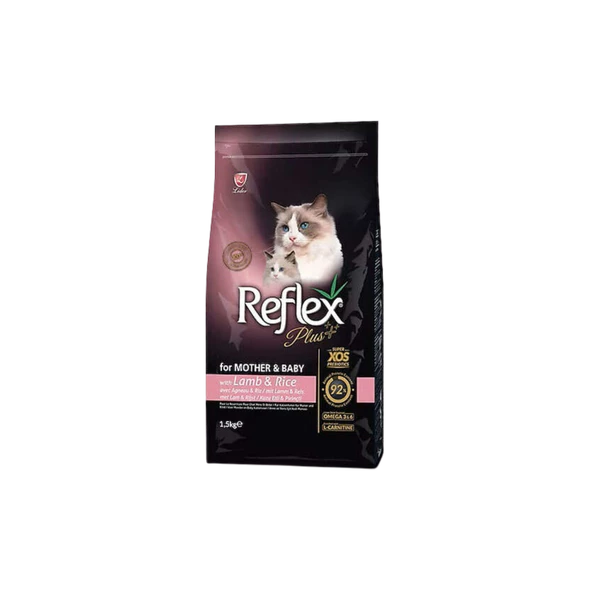 REFLEX Plus Kuzu Etli Anne&Yavru Kedi Maması 1,5 KG