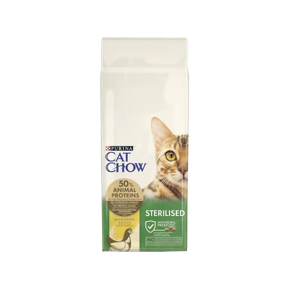 CAT CHOW Tavuk Etli Kısırlaştırılmış Kedi Maması 15 Kg