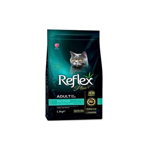 REFLEX Plus Tavuklu Kısırlaştırılmış Kedi Maması 1,5 kg