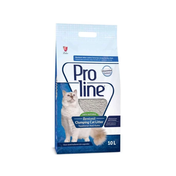 PROLINE Bentonit Kokusuz Kedi Kumu 10 LT