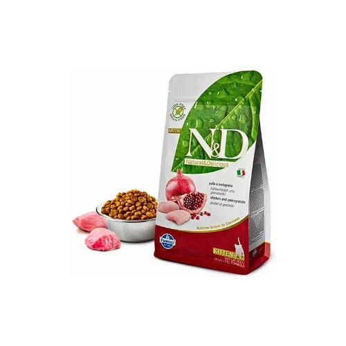 N&D Prime Tahılsız Tavuk ve Narlı Yavru Kedi Maması 10 Kg