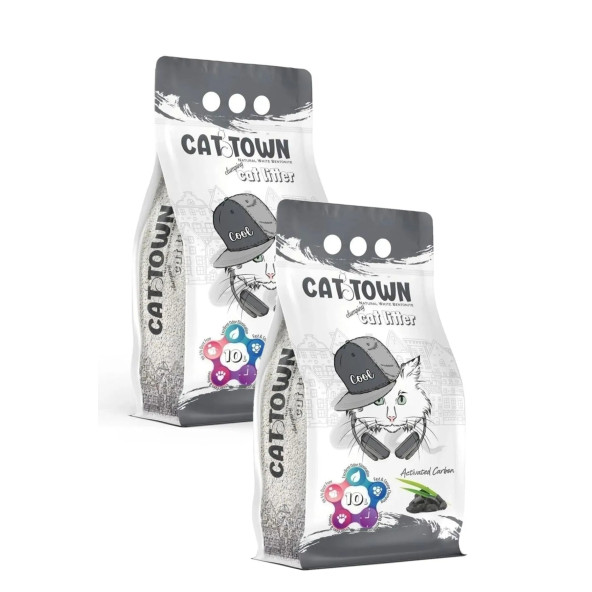 Cat Town Aktif Karbon Kedi Kumu 10 Lt x 2 Adet