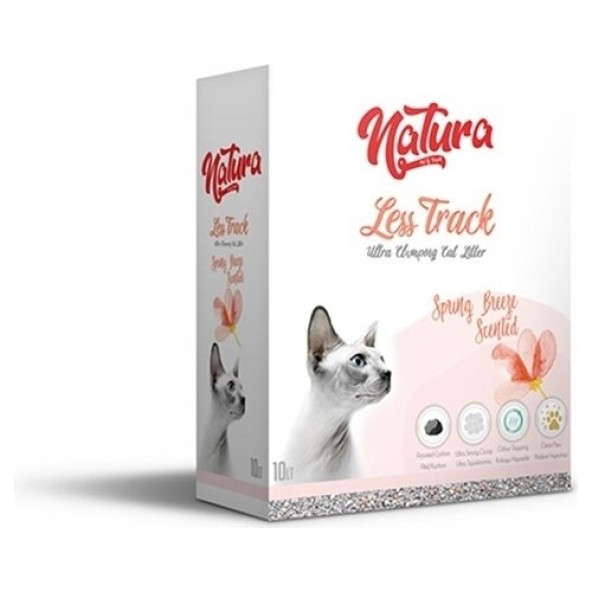 Natura Pet Less Track Cat Litter 10 lt Kedi Kumu