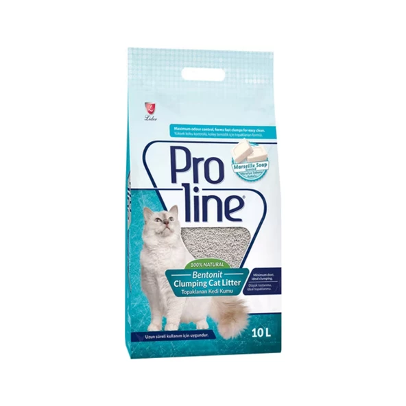 PROLINE Bentonit Sabun Kokulu Kedi Kumu 10 LT