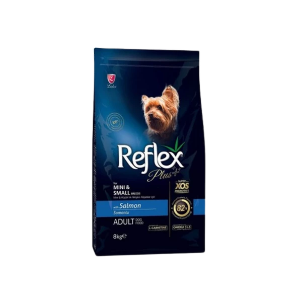 REFLEX Plus Somonlu Küçük Irk Yetişkin Köpek Maması 8 Kg