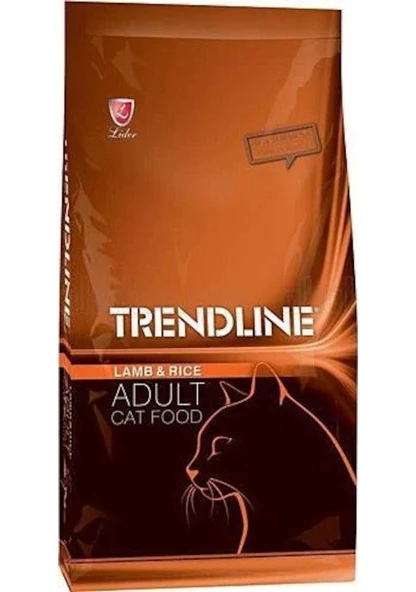 TRENDLINE Kuzu Etli Pirinçli Yetişkin Kedi Maması 15 KG