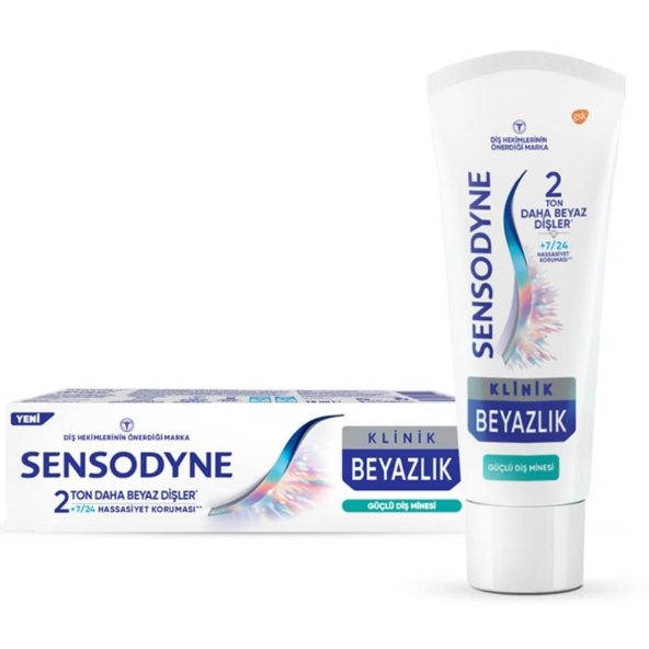 Sensodyne Klinik Beyazlık Güçlü Diş Minesi Macun 75 Ml