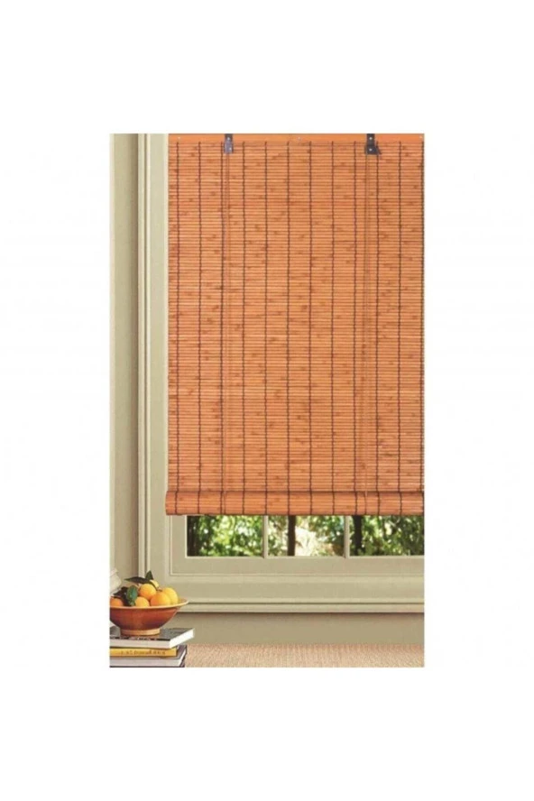 Linadora Bambu Stor Açık Kahve 140X160Cm
