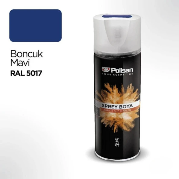 Polisan Akrilik Boncuk Mavi Sprey Boya 400 ml - RAL 5017