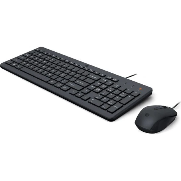 Hp 150 Kablolu Klavye Mouse Seti Türkçe Siyah 240J7AA - 3