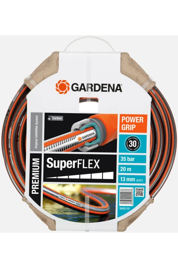 Gardena 18093-20 Premium Superflex Hortum 20 M