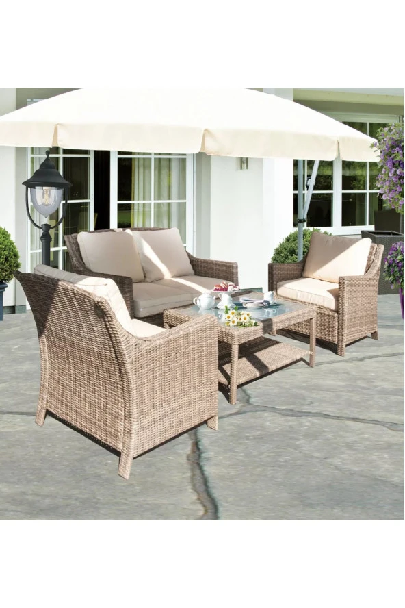 Rattan Oturma Grubu Oturma Takımı Bahçe Oturma Grubu