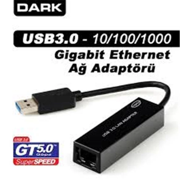 Dark DK-NT-3UGLAN USB 3.0 Gigabit Ağ Adaptörü