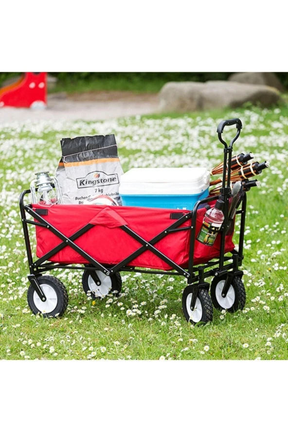 Drc Katlanır Taşıma Arabası Beach Waggon 60 Kg Taşıma Kapasiteli - 3