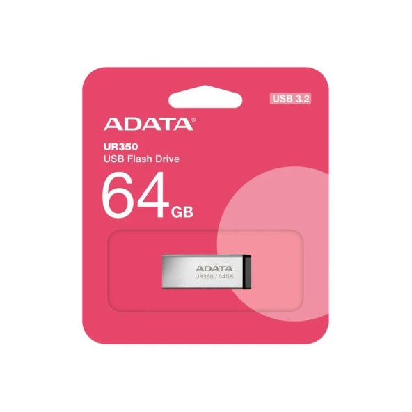 Adata UR350-64G 64GB USB3.2 Gen1 Metal Flash Bellek - 2