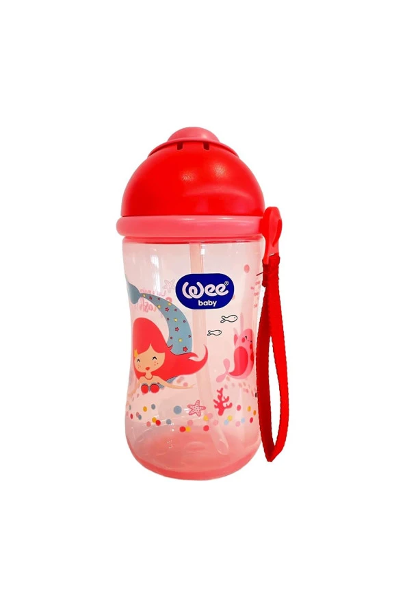 Wee Baby Pipetli Bardak 380 ml - PEMBE