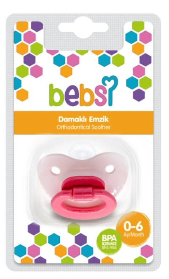 Bebsi Damaklı Emzik No:1 - PEMBE