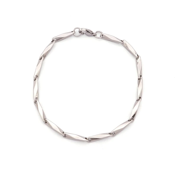 316l Çelik Köşeli Erkek Bileklik EBLK-510 ürün görseli