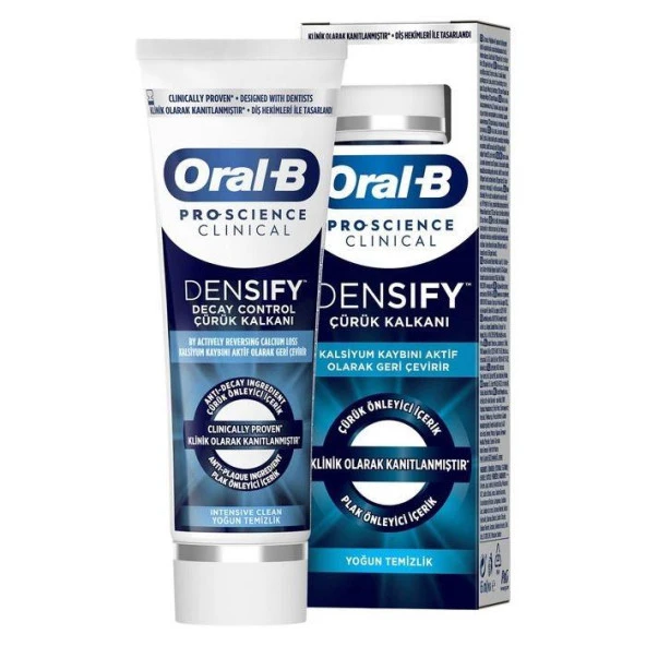 Oral B Diş Macunu Densıfy Yoğun Temizlik 65 Ml