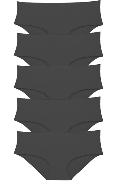 5li Kadın İz Yapmaz Lazer Kesim Bato Külot - 2