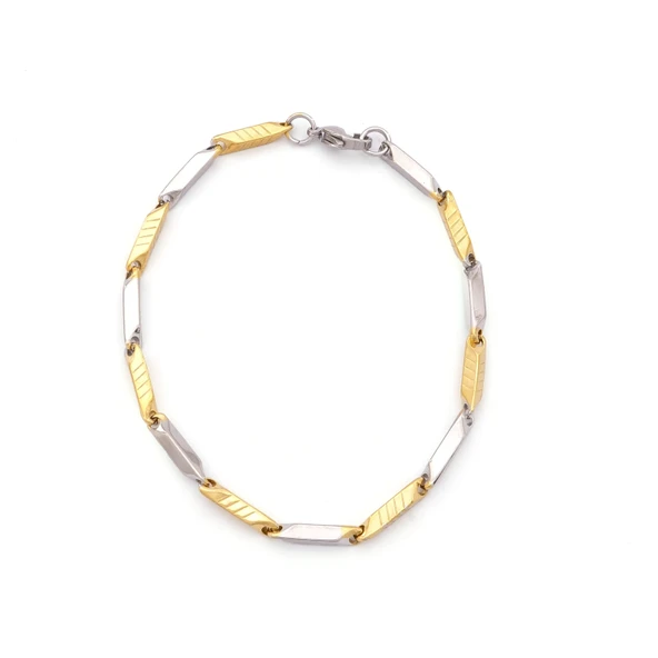 Çift Renkli Çizgili Erkek Bileklik EBLK-511 ürün görseli 1