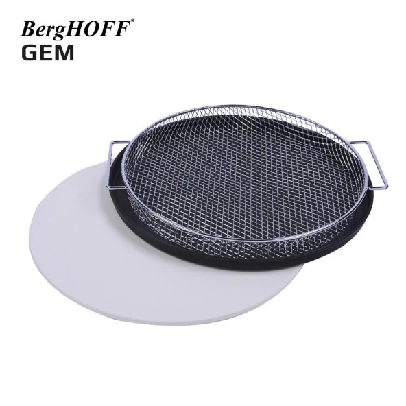 BergHOFF GEM RETRO 2000 W Vanilya Krem Rengi Pizza Fırını 7960010 - 3
