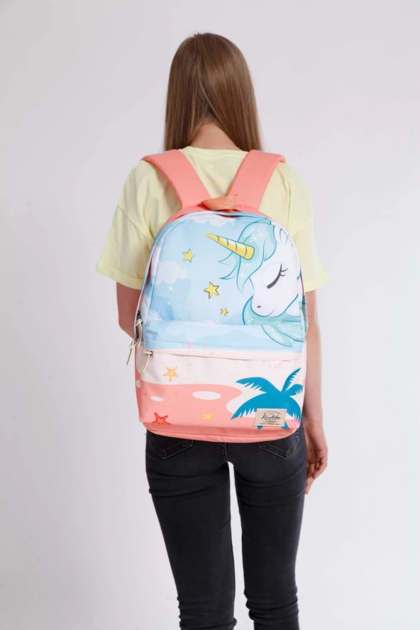 Layer Okul Çantası Summer Unicorn (k1397)