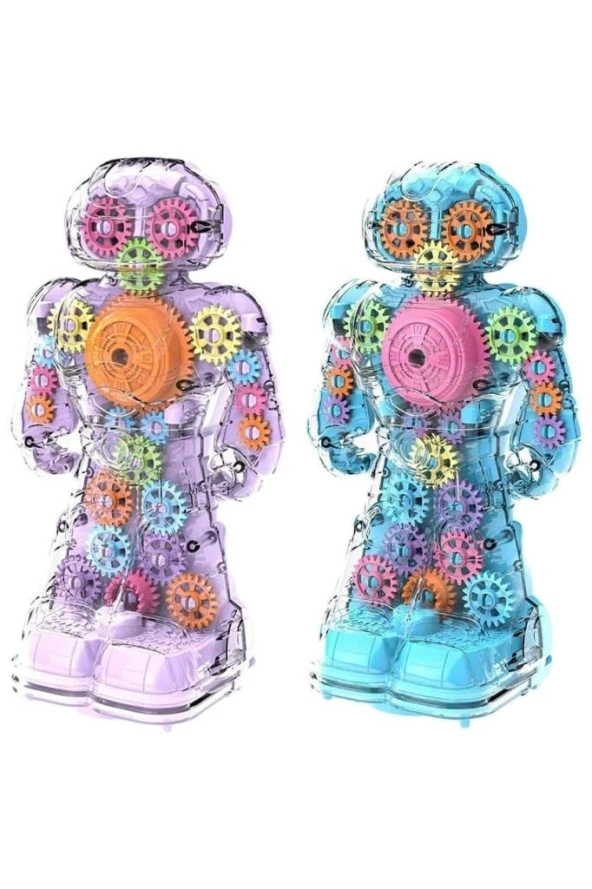 OFİSİNN - KZL-6038A ROBOT PILLI CARKLARI DONEN *72 - 6