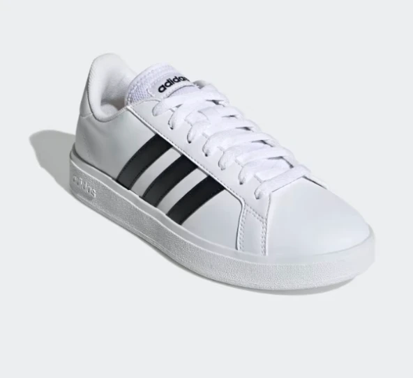 adidas Grand Court Base Beyaz Spor Ayakkabı GW9261 - Resim 3