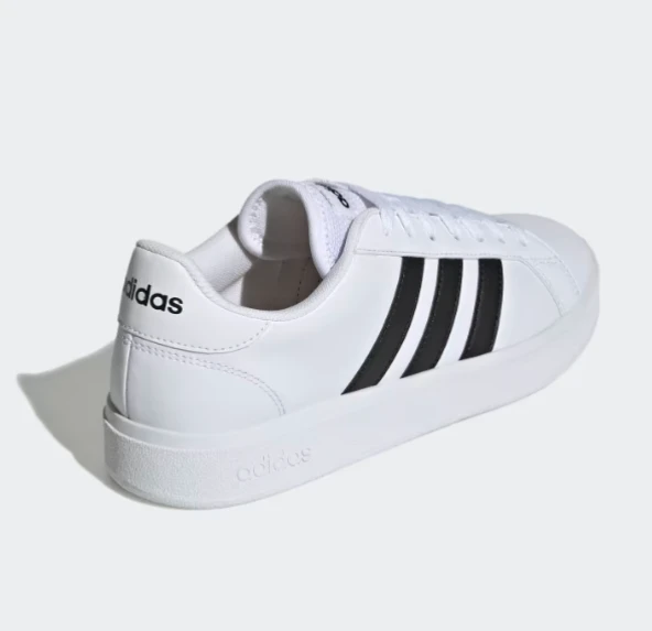 adidas Grand Court Base Beyaz Spor Ayakkabı GW9261 - Resim 4