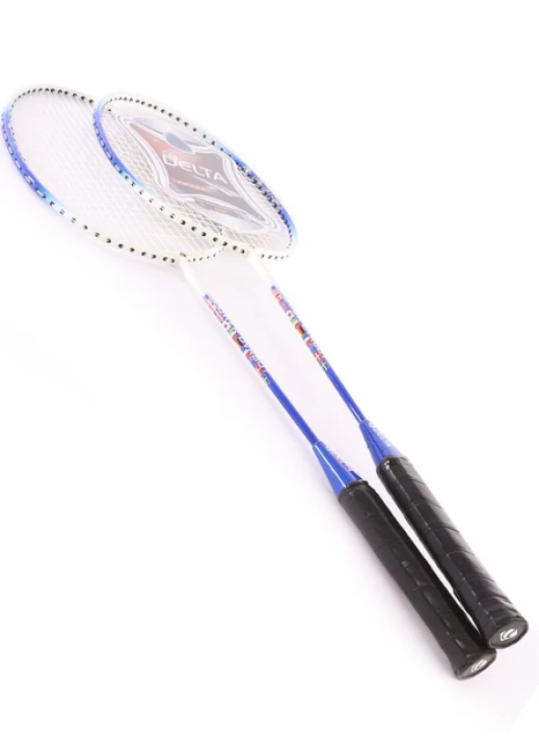 Delta Tek Parça Halinde Üretim 2 Adet Dura-Strong Badminton Raketi Ve Deluxe Badminton Çantası Seti DVR-801 - 2