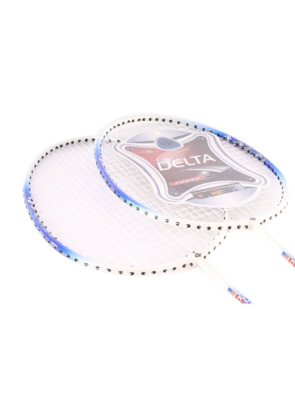 Delta Tek Parça Halinde Üretim 2 Adet Dura-Strong Badminton Raketi Ve Deluxe Badminton Çantası Seti DVR-801 - 3