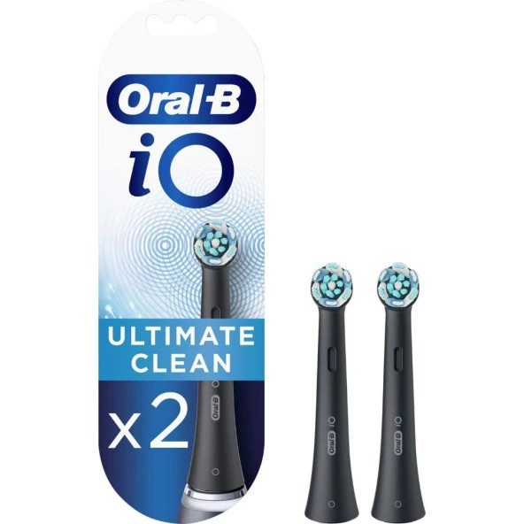 Oral-B iO Ultimate Clean Siyah Diş Fırçası Yedek Başlığı 2'li