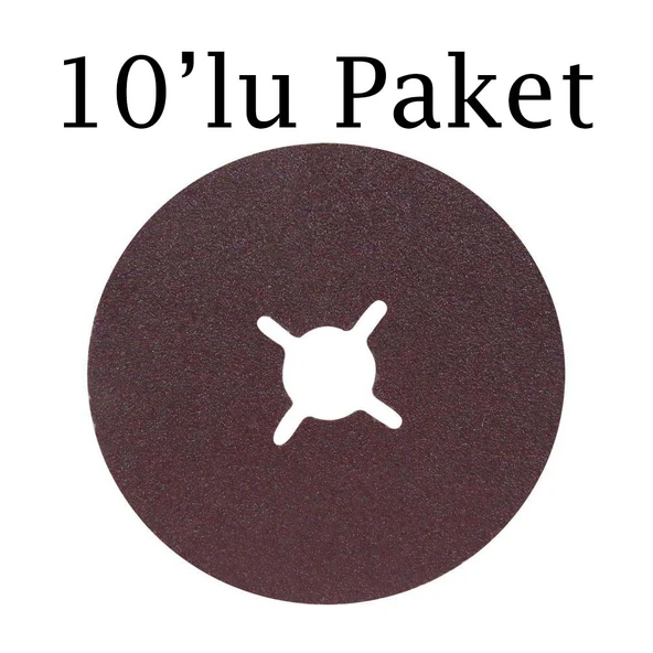 Brio Fiber Yaprak Zımpara 115Xp60 Ao 10'lu