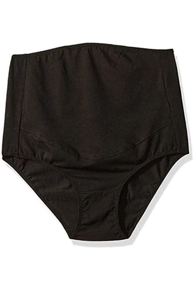 2li Kadın Modal Hamile Külodu Yüksek Bel Tam Kapatma Gebe Çamaşırı - 4