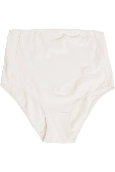 2li Kadın Modal Hamile Külodu Yüksek Bel Tam Kapatma Gebe Çamaşırı - 8