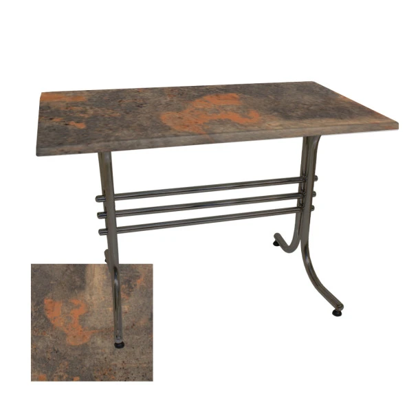 Japon Werzalit Mutfak Masası (70X120) ESB - Metalic Oxid 1 ürün görseli