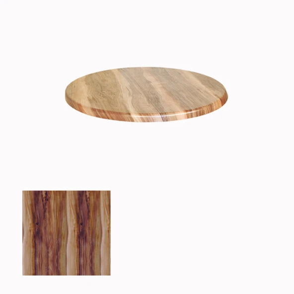 Werzalit Masa Tablası Yuvarlak 90cm - Indiana Wood ürün görseli