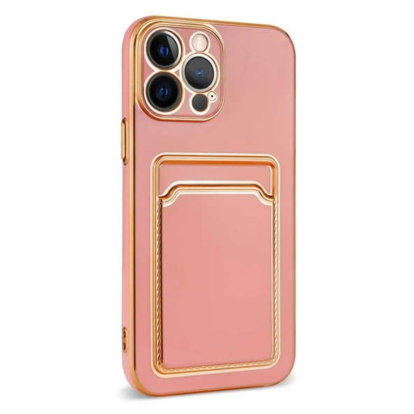 iPhone 13 Pro Max Uyumlu  Uyumlu KılıfBark Kartlıklı Kapak - 3