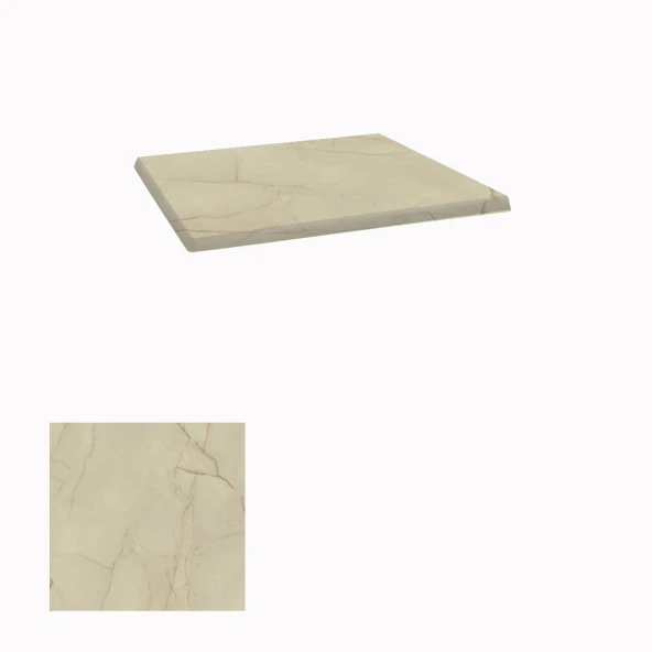 Werzalit Masa Tablası 70x70 -Golden Marble ürün görseli