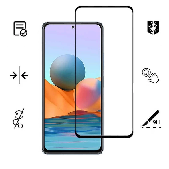 Xiaomi Poco M5S Kenarları Kırılmaya Dayanıklı Cam Ekran Koruyucu - 4