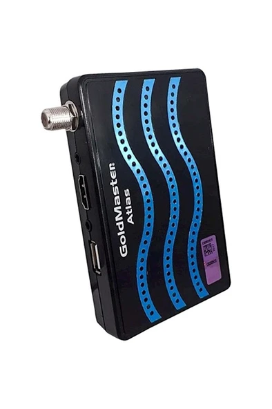 GOLDMASTER Atlas Micro HDMI Çıkışlı Full HD PVR Kayıt Uydu Alıcısı ürün görseli 1