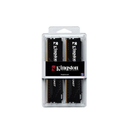 Kingston Beast 16GB (2x8) DDR5 5200MHz CL36 AMD Expo Sertifikalı Ram -KF552C36BBEK2-16TR