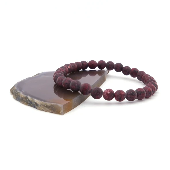 Ametist Doğal Taş Erkek Bileklik EBLK-382 - Resim 3