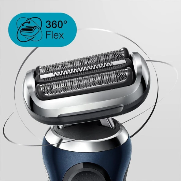 Braun Yeni Seri 7 B1000s Autosense 360° Flex Easyclick Islak Kuru Tıraş Makinesi - 3