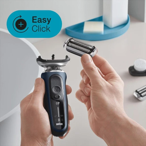 Braun Yeni Seri 7 B1000s Autosense 360° Flex Easyclick Islak Kuru Tıraş Makinesi - 4