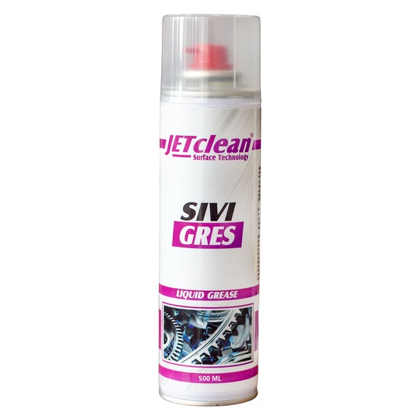 JetClean 500 Ml Sprey Sıvı Gres Yağı Makina Bakım Aşınma Önleyici Yağ